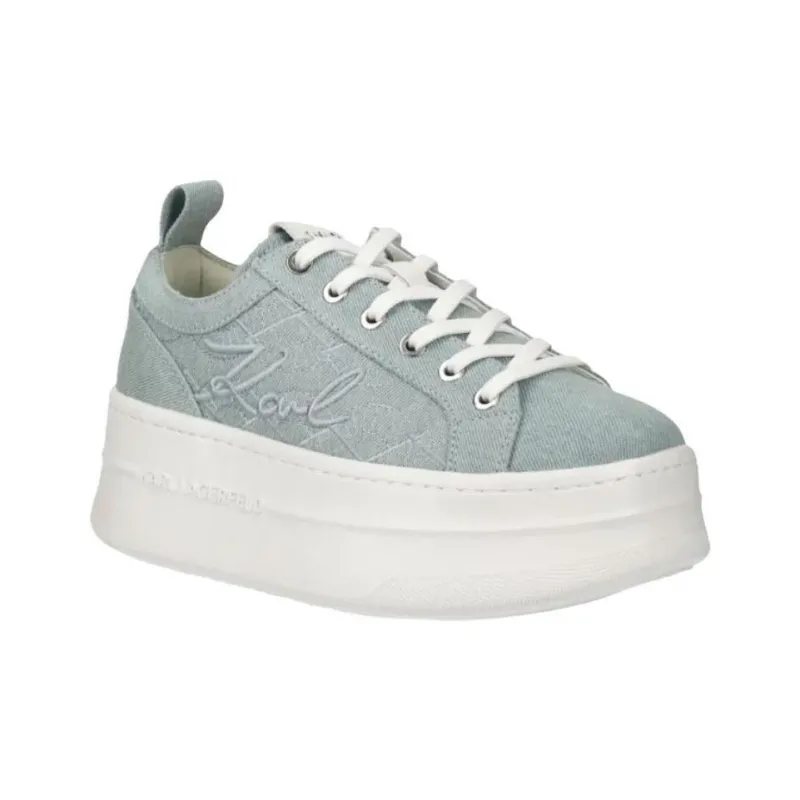 KARL LAGERFELD Kobo III Low Top Skateboard Shoes Women's Blue-2