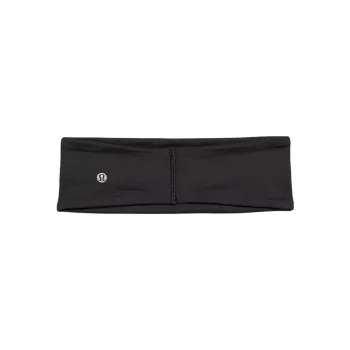 Lululemon Elastane, Velvet, Nylon, Polyurethane Hair Bands Women's Black