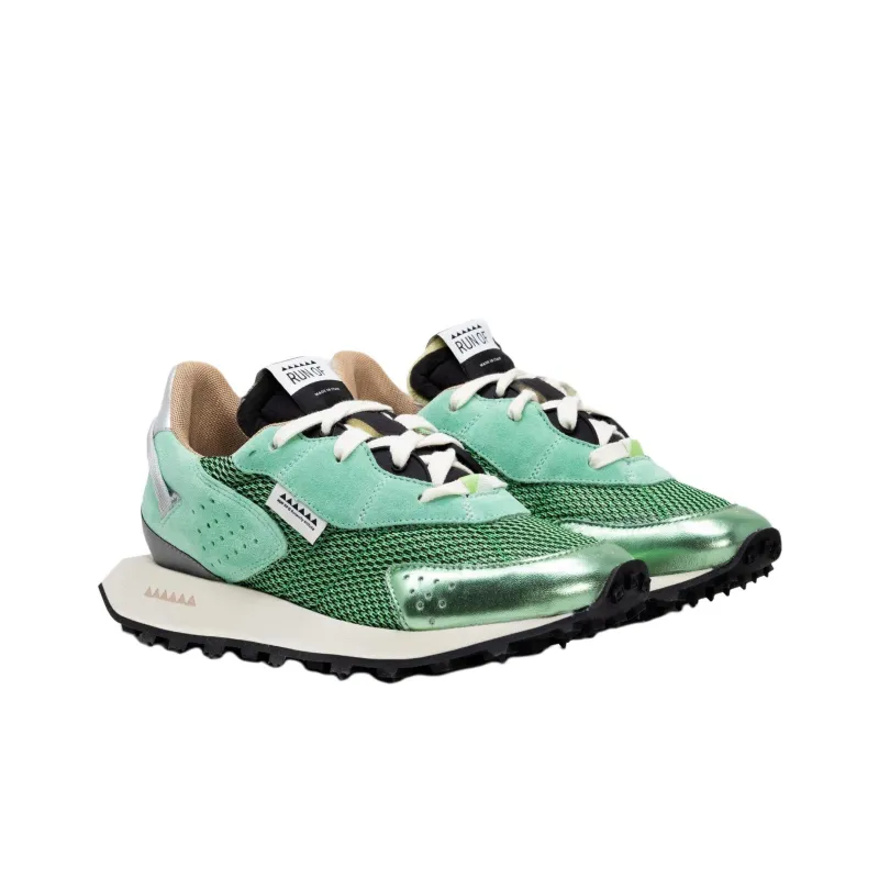 RUN OF Rea Low-Top Casual Shoes Women's Green-2