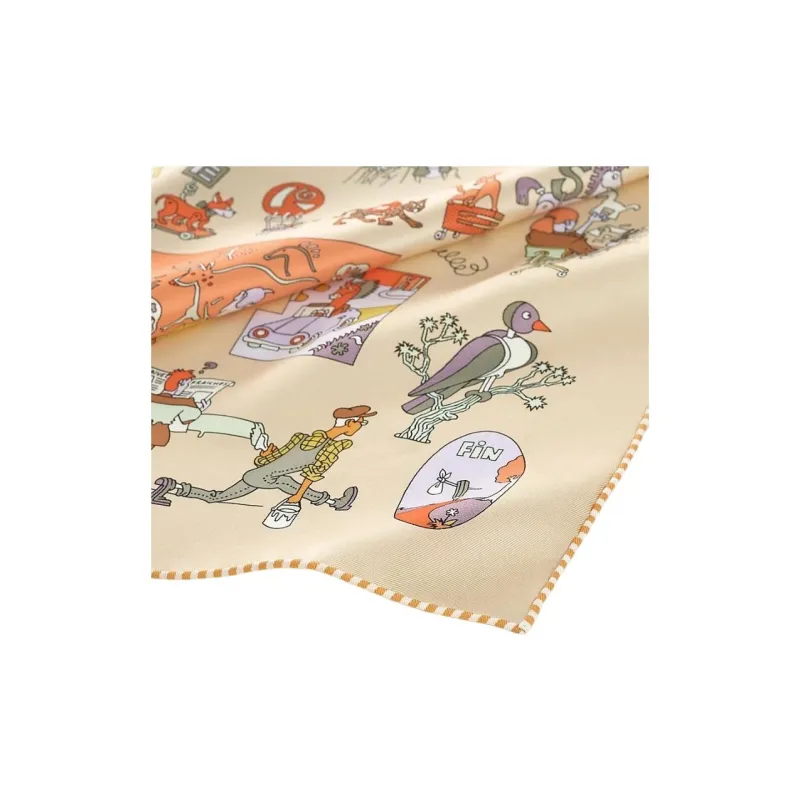HERMES Silk Scarves Women's Multicolor-1