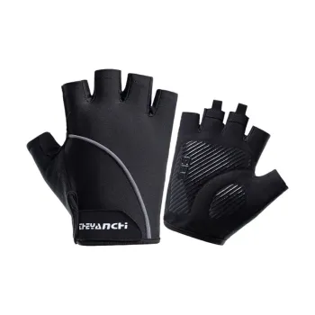 HNJ Cycling Gear Glove Unisex Polyamide Microfiber Towel Fabric Silicone