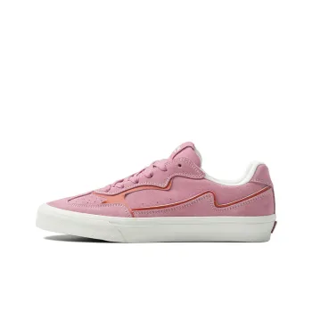 GOLUCK Cushioning, Wear Resistant Low Top Skateboard Shoes Unisex Orange Sunset Pink