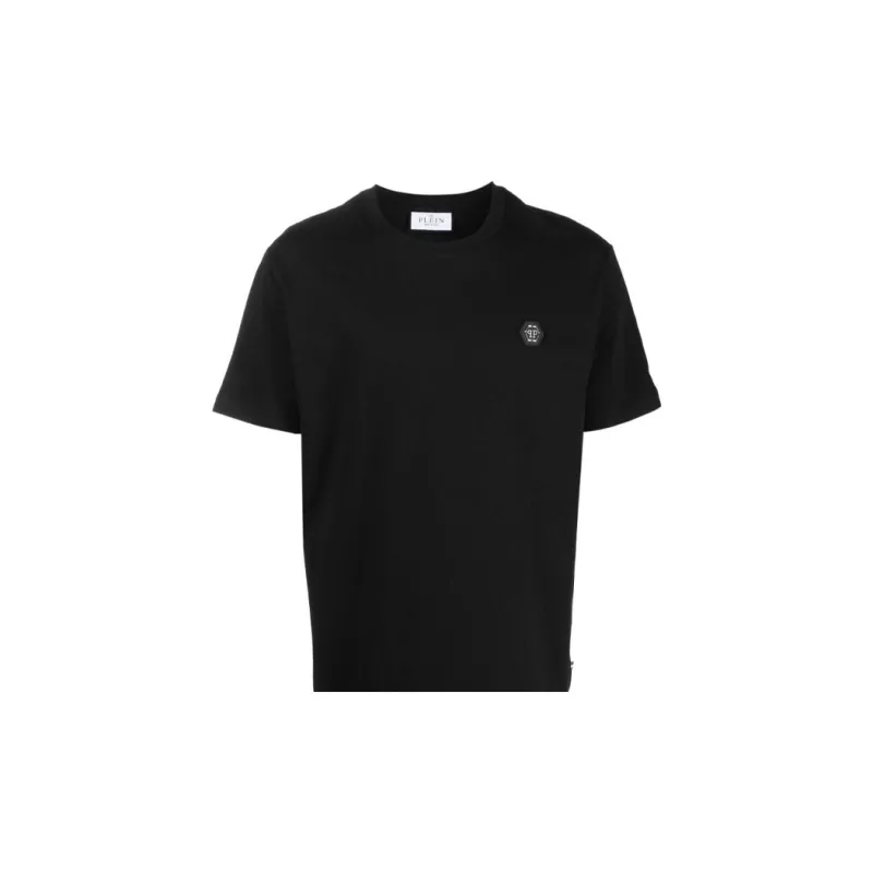 PHILIPP PLEIN Ss Kimono Cut Pp Glass Cotton T shirt-4