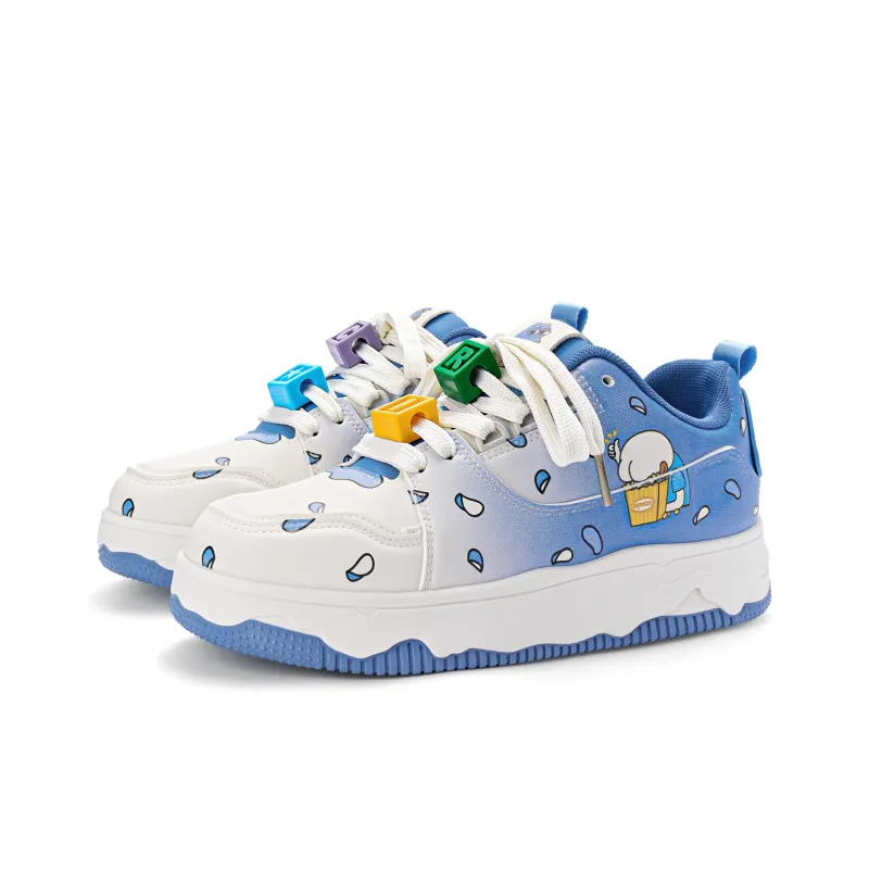 Pepe The Frog Skateboard Shoes Unisex Low Top Classic Black White/Pearl Beige/Tangerine/Ocean Blue/Mismatched-2