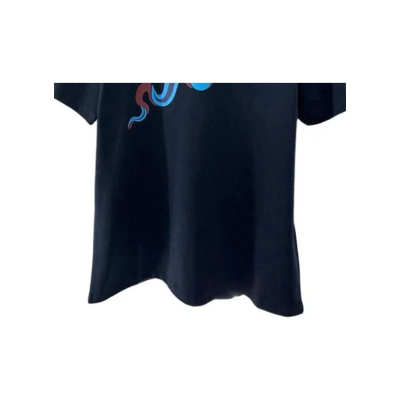 GUCCI SS25 T Shirt Men's Marine Blue-5