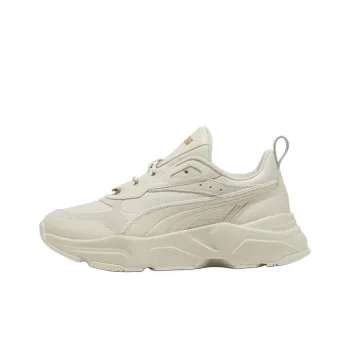 PUMA Cassia Cushioning Wear Resistant Low Top Casual Shoes Women's Ecru