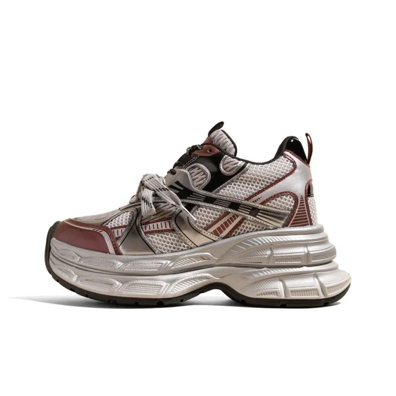 KODI Wear-Resistant Breathable Height Increasing Low-Top Chunky Sneakers Women's-10