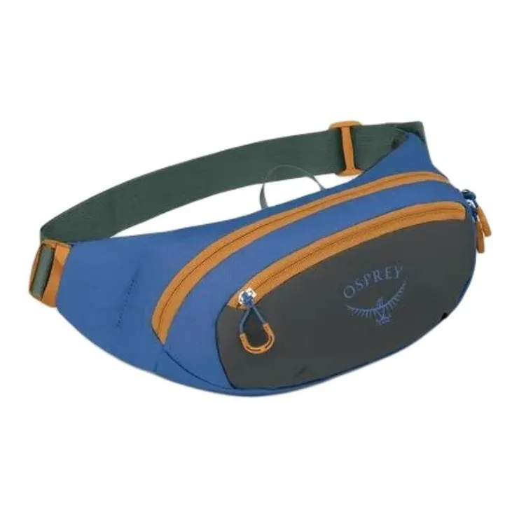 OSPREY Polyester One Shoulder Crossbody Fanny Pack Unisex Dark Charcoal & Blue-1