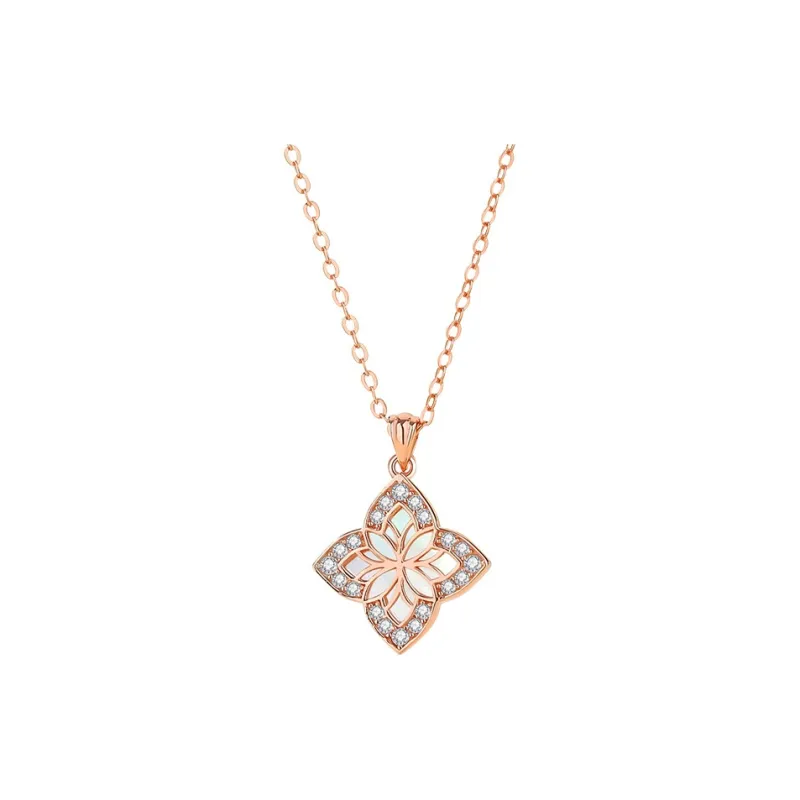 TIMEBOTTLE S925 Silver Necklaces Women's-0