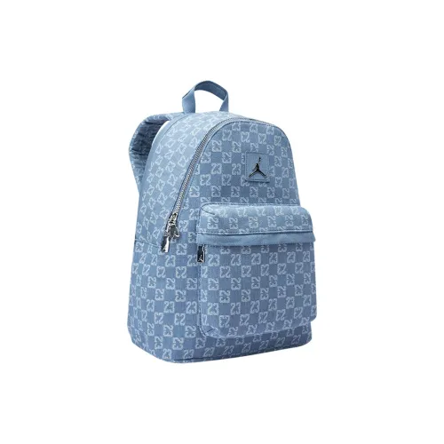 Jordan Cotton Backpack Casual Pack Large Size Unisex Light Denim Blue
