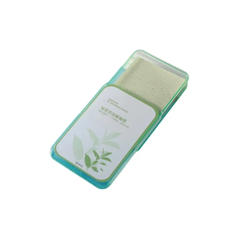 NKMA Portable Slid Cover Suede Oil Absorbent Paper Refreshing Oil Control 300 Tablets-1
