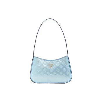 GUESS Artificial Leather Shoulder Bag Women's Blue