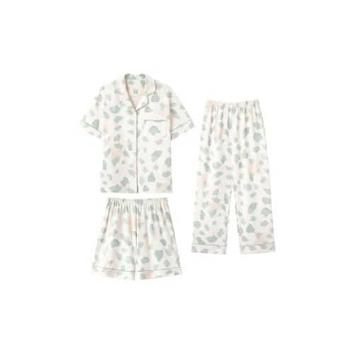 XIAFENYAN Pajama Set Women's Green