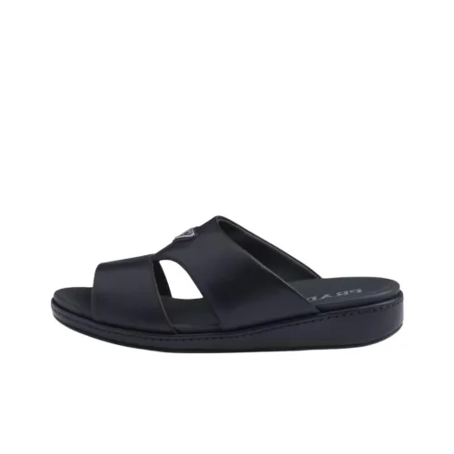 PRADA Slide Slippers Men's Marine Blue