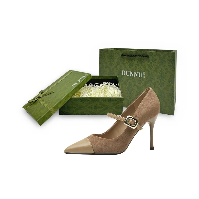 Dunnu Slim Heel High Heels 9cm Women's Box Included-16
