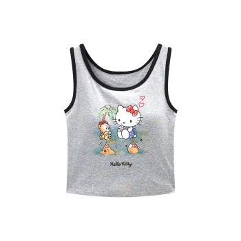 GUKOO x Hello Kitty Sanrio Series Tank Tops Women's Smoke Gray