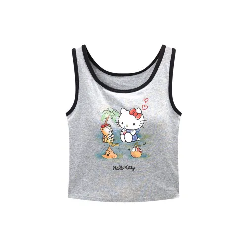 GUKOO x Hello Kitty Sanrio Series Tank Tops Women's Smoke Gray