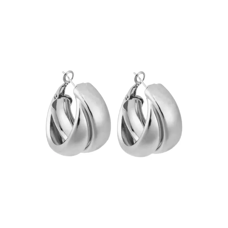 ONEKISS Gold-Plated Copper Earrings Women's-5