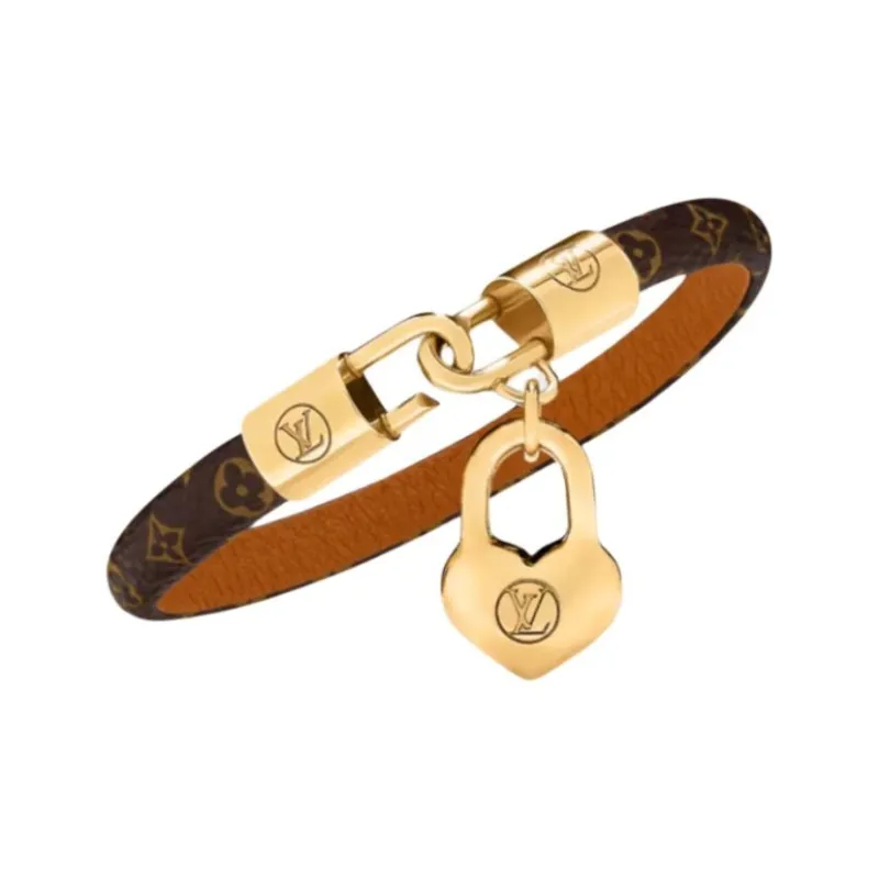 LOUIS VUITTON Metal Bangles Women's Brown-1