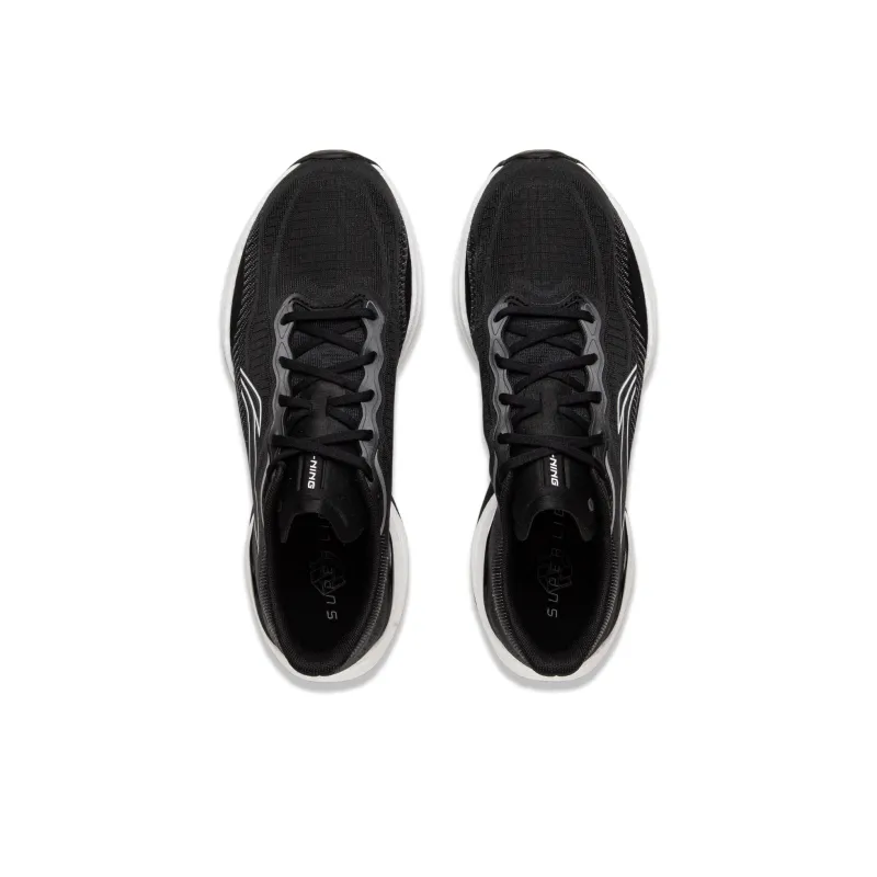 LiNing Super-Light 22 Cushioning Wear-Resistant Rebound Low-Top Casual Running Shoes Unisex Black-4
