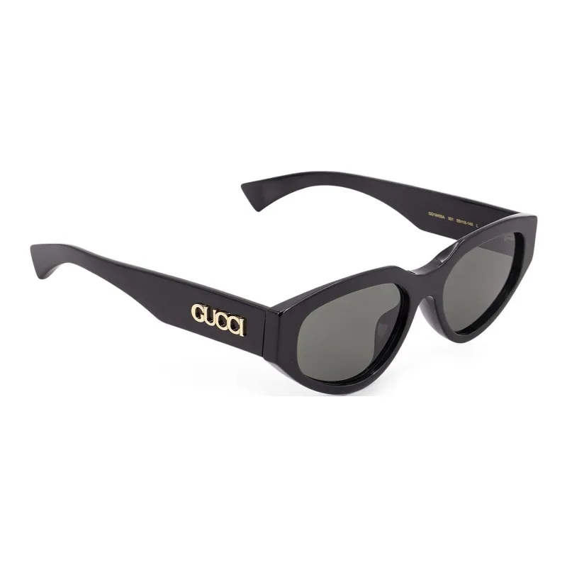 GUCCI Acetate Cat Eye Sunglasses Women's Black-2