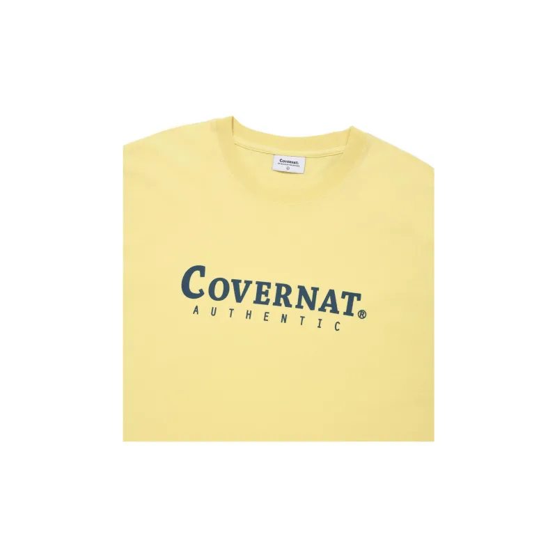 COVERNAT SS24 T Shirt Unisex Yellow-2