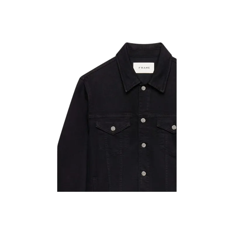 FRAME FW24 Denim Jacket Men's Black-3