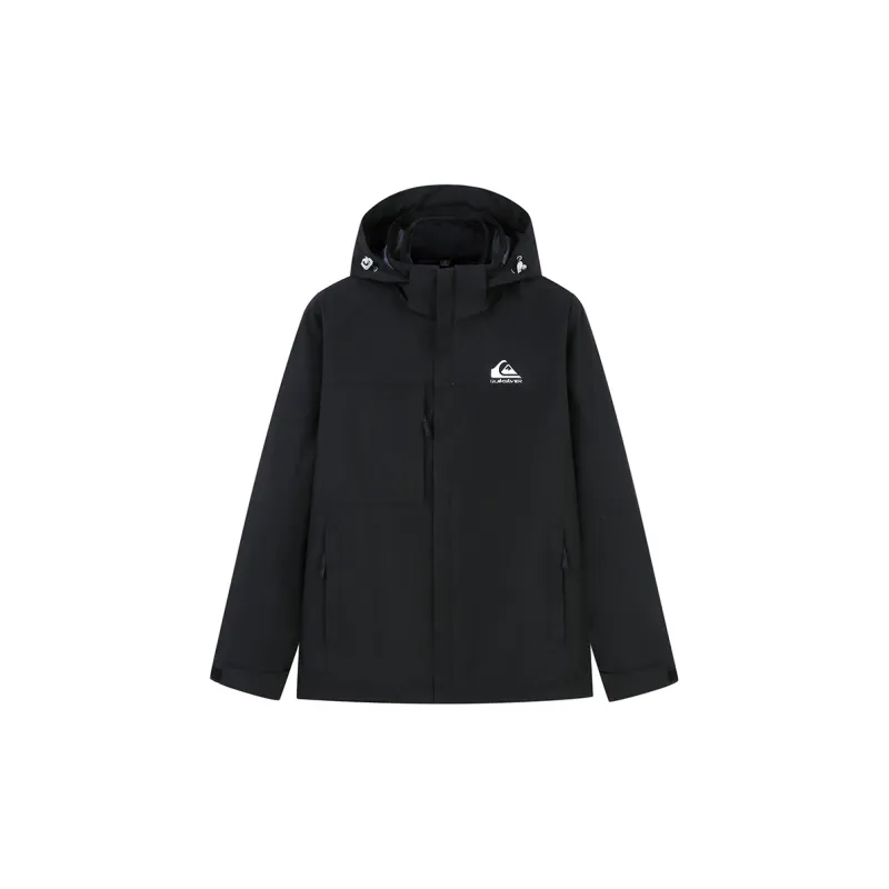Quiksilver Waterproof, Windproof, Thermal, Water Repellent, Cold Resistant, Rainproof Windbreaker Jacket Unisex-9