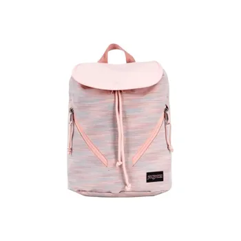 JanSport Polyester Backpack Small Size Women's Beach Pink/Almond White