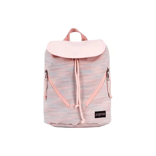 JanSport Polyester Backpack Small Size Women
s Beach Pink/Almond White