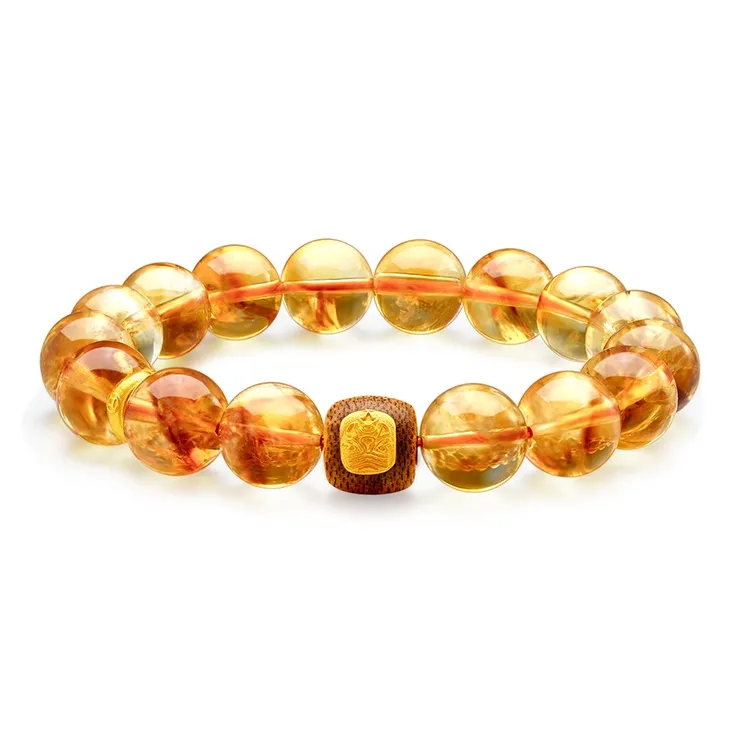 Mokinggran Natural Citrine Jade Bracelets Women's-1