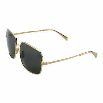 CELINE Triomphe Rhinestone 01 Sunglasses In Metal With Crystals