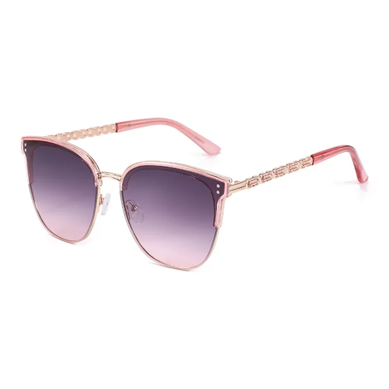 JEKA TR/Memory Plastic Square Sunglasses Unisex-5