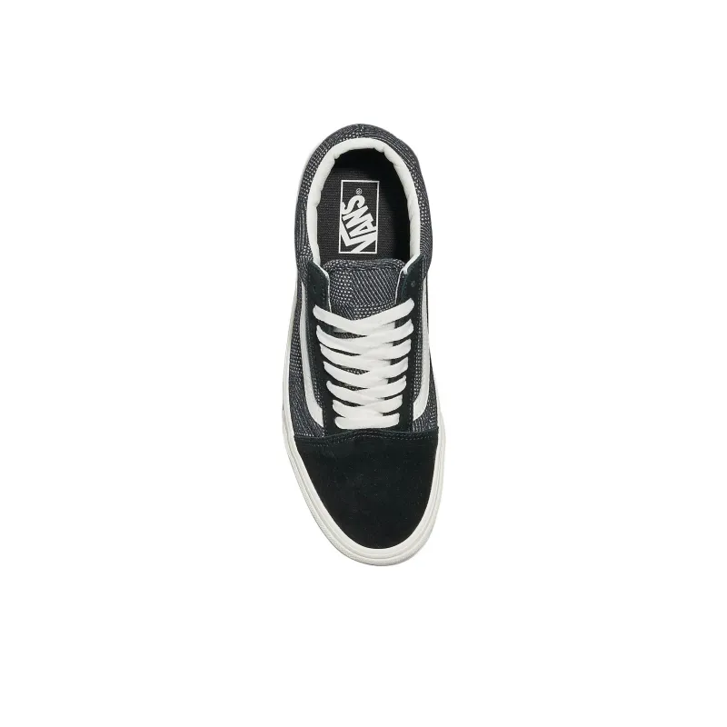 Vans Old Skool 'Checkerboard Denim Black'-2