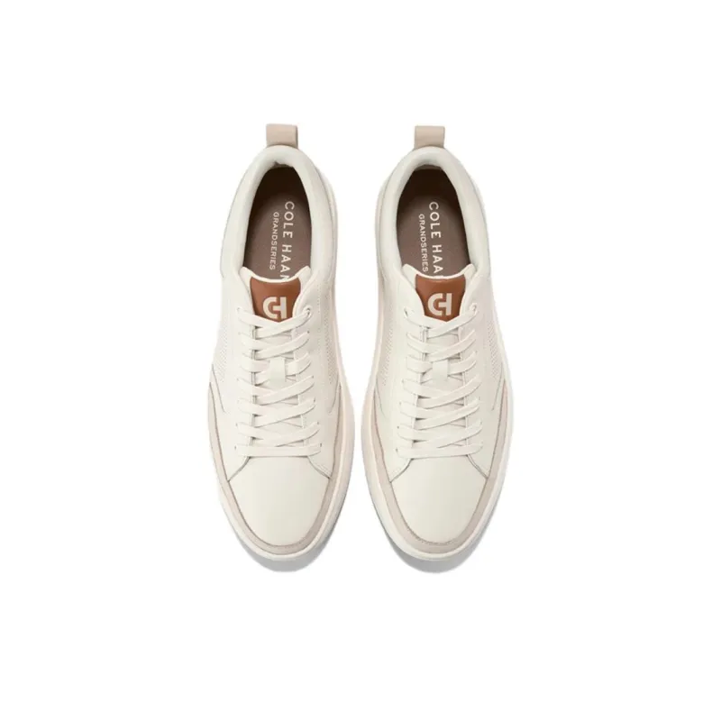 COLE HAAN Cushioning Low-Top Skateboard Shoes Men's Beige-4