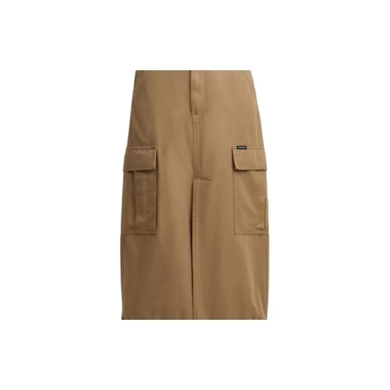 COACH SS24 Casual Long Skirt Women's Khaki-4
