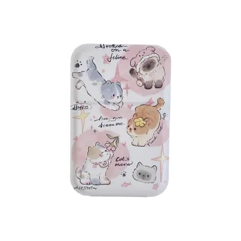 JOYTOUR Cute Cat And Dog Foldable Handheld Make Up Mirrors