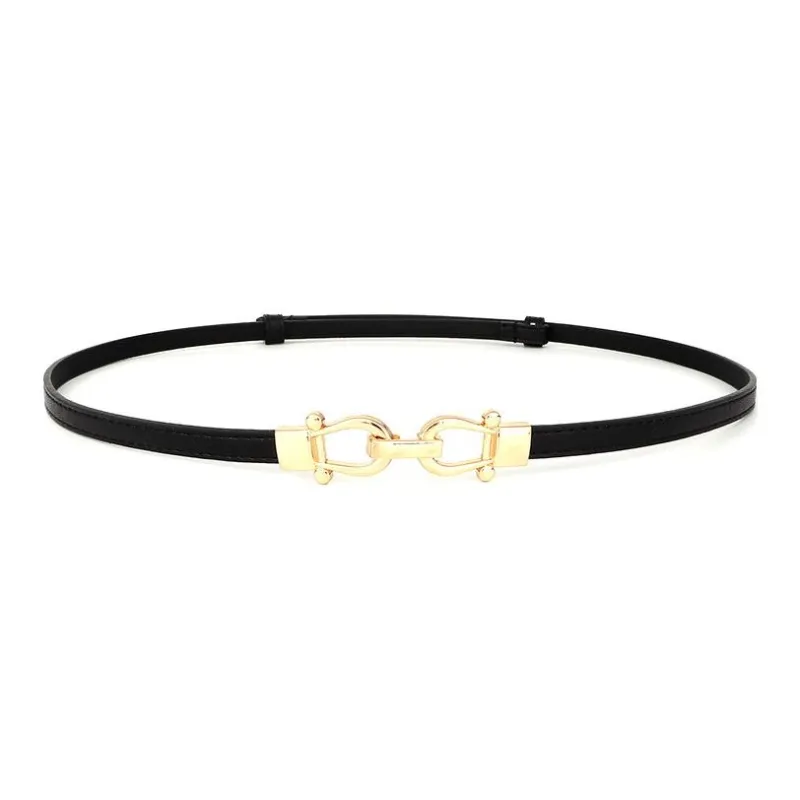 TUCANO PU Leather Leather Belts Women's Width 1cm-0