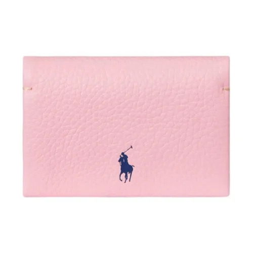 Polo Ralph Lauren Cow Leather Card Holder Women's Candy Pink