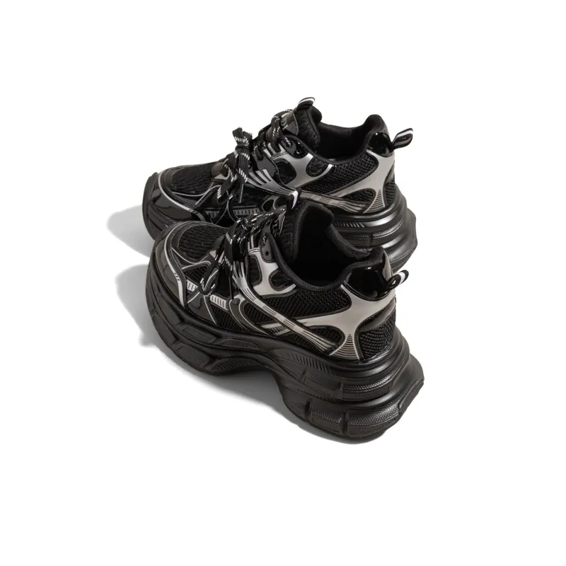 KODI Wear-Resistant Breathable Height Increasing Low-Top Chunky Sneakers Women's-8