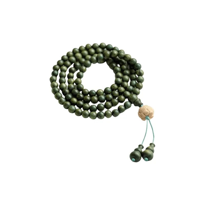 Zhiyi Green Sandalwood Bracelets Unisex-0