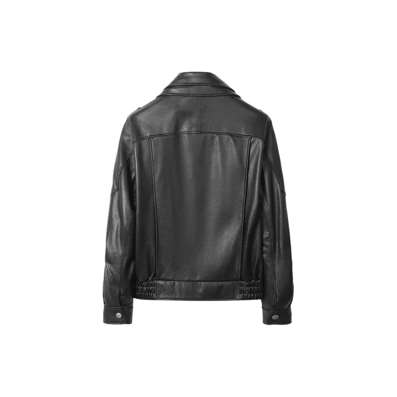 Devanro Leather Jackets Men Black-1