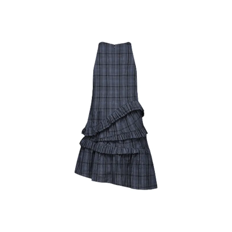 YGPRW Sleeveless Dress Women's Navy Blue-1