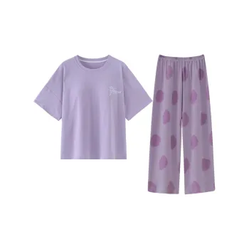 OUSHIBO Pajama Set Women's Purple
