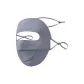 Dark Gray[Full Face Gauze+Breathable Holes]