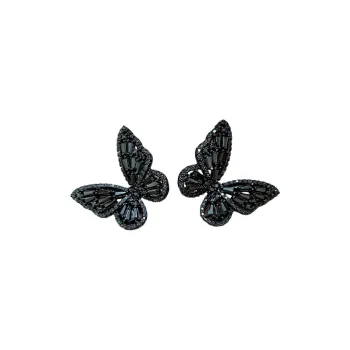 Drejew Copper Zircon Stud Earrings Women's