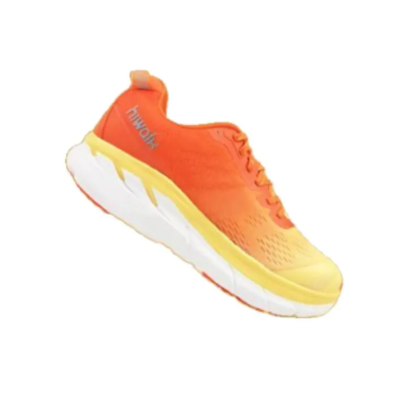 HIWALK Running Shoes Men's Orange Red-2