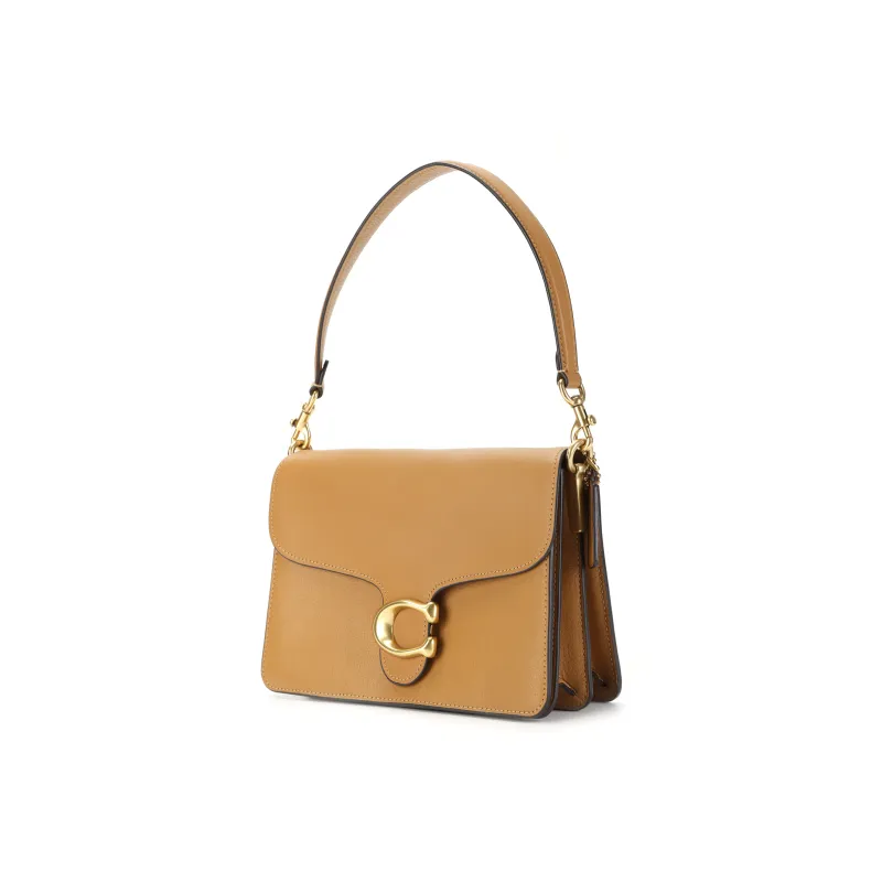 COACH Tabby Cow Leather Shoulder Bag Medium Size Women's Honeys Brown-2