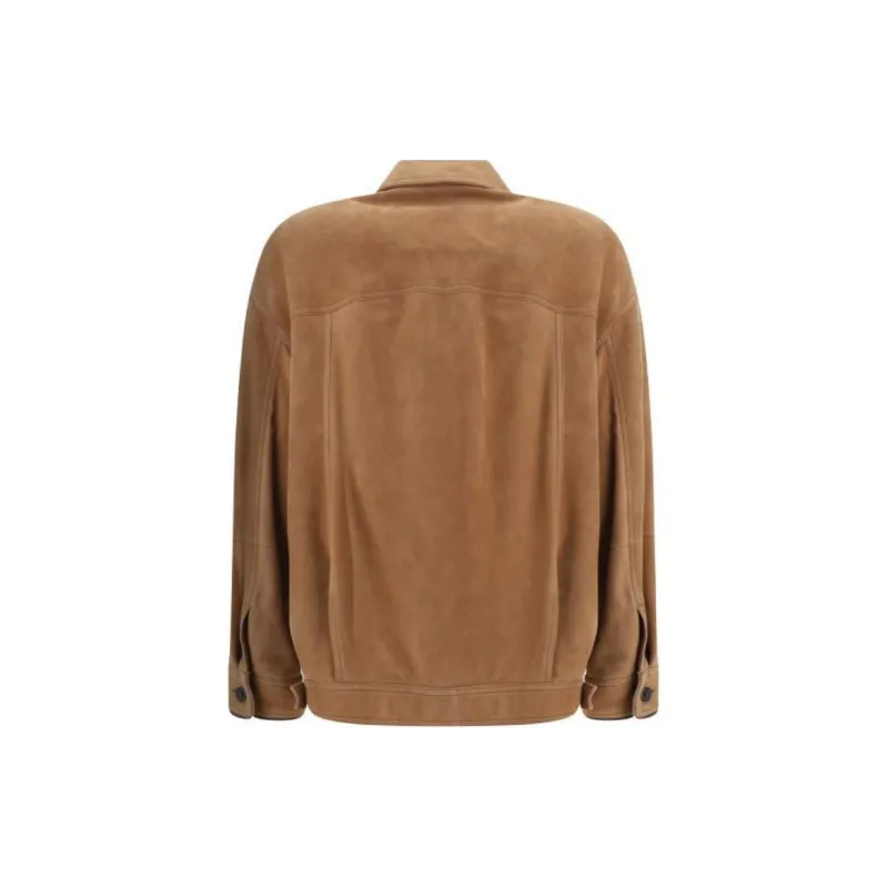 Brunello Cucinelli Shiny Cuff Couture Four Pocket Jacket-1