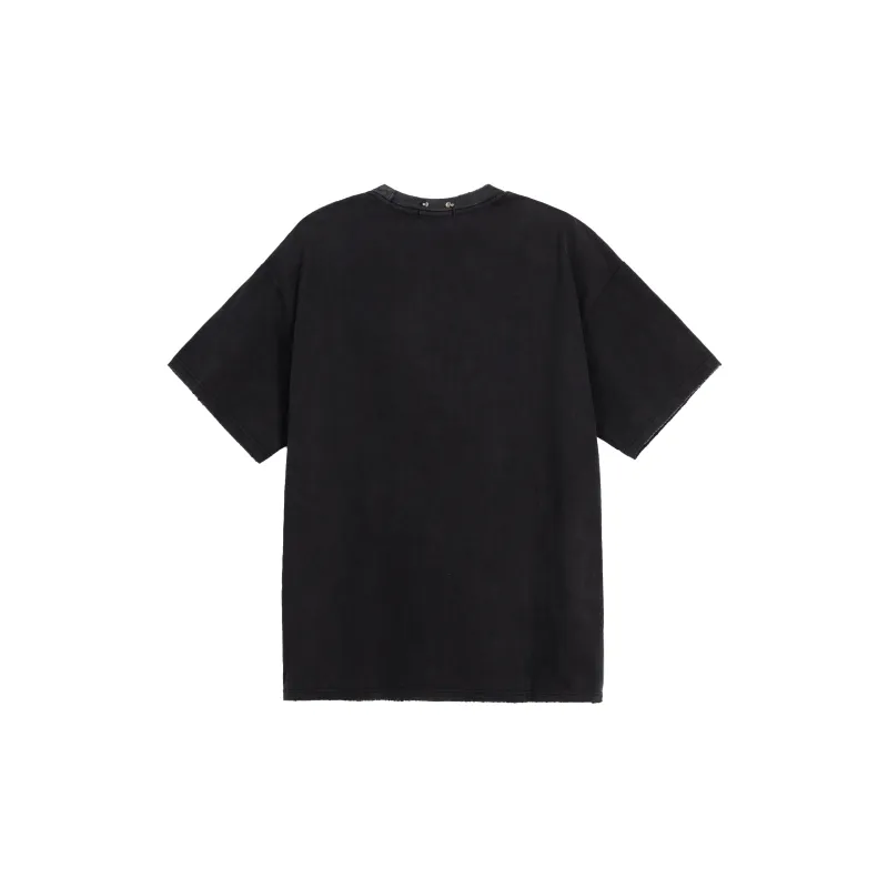 MAXDSTR T-Shirts Men Faded Black-1
